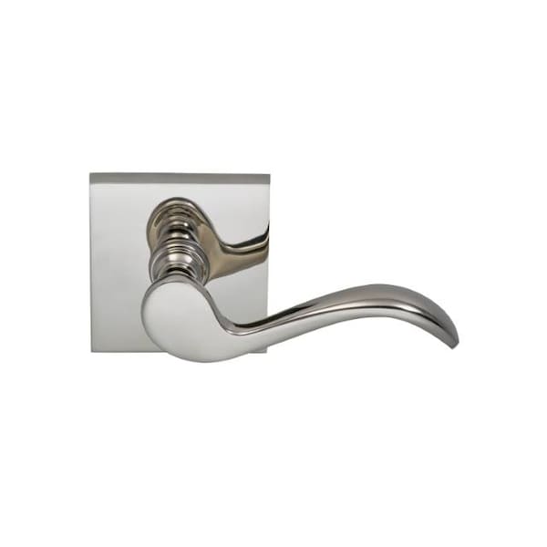 Lever with Square Rose Single Dummy Right Hand Lever Bright Nickel 895