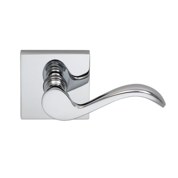 Lever Square Rose Pass Lever 2-3/8" BS T Strike Bright Chrome 895