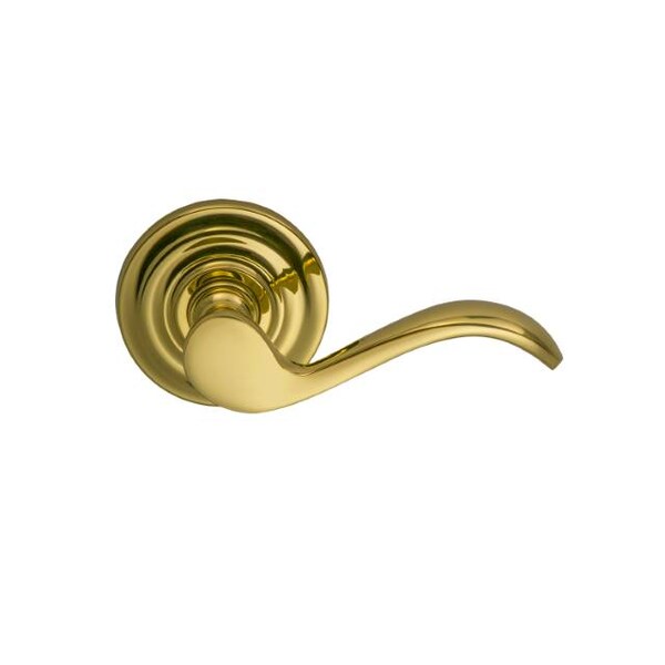 Lever Traditional Rose Single Dummy Left Hand Lever Bright Brass 895