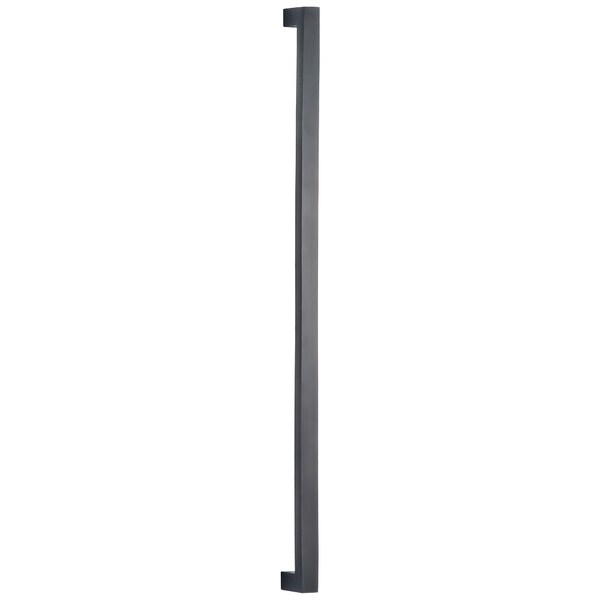 Square Modern Cabinet Pull, Bright Nickel