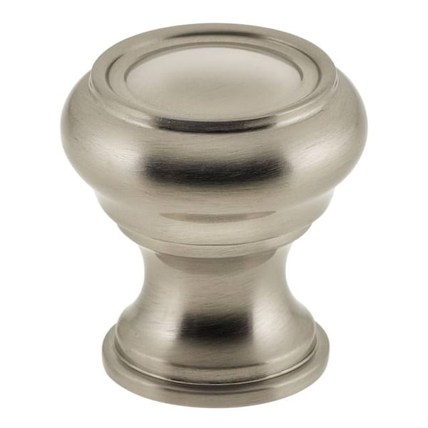 Traditional Cabinet Knob Satin Nickel 1-1/2"