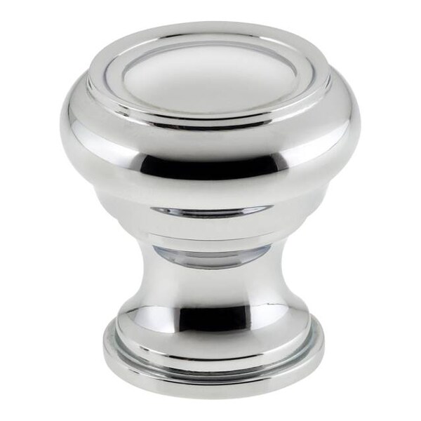 Traditional Cabinet Knob Bright Chrome 1-1/2"