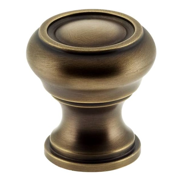 Traditional Cabinet Knob Antique Bronze 1-1/2"