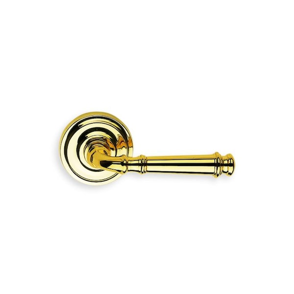 LVR 2-5/8" Rose Pass 2-3/8" BS Full Lip 1-3/4" Doors Bright Brass 904