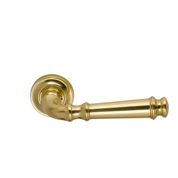LVR 1-3/4" Rose Pass 2-3/8" BS Full Lip 1-3/4" Doors Bright Brass 904