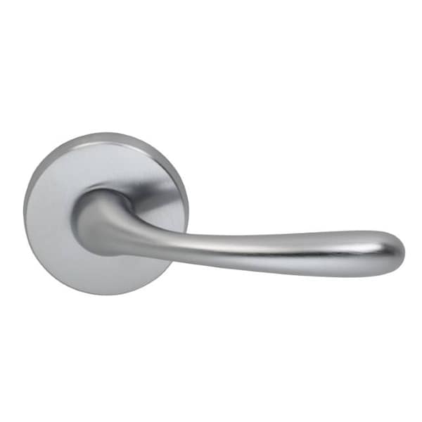 Lever Single Dummy with Concealed Screws Satin Chrome 905