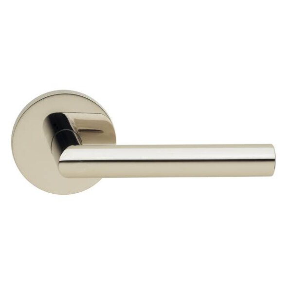 Lever Modern Rose Pass Lever 2-3/4" BS T Strike Bright Nickel 912