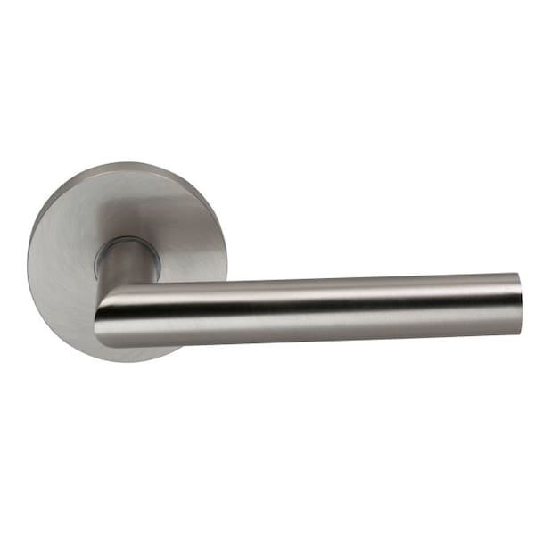 Lever with Modern Rose Single Dummy Lever Satin Nickel 912