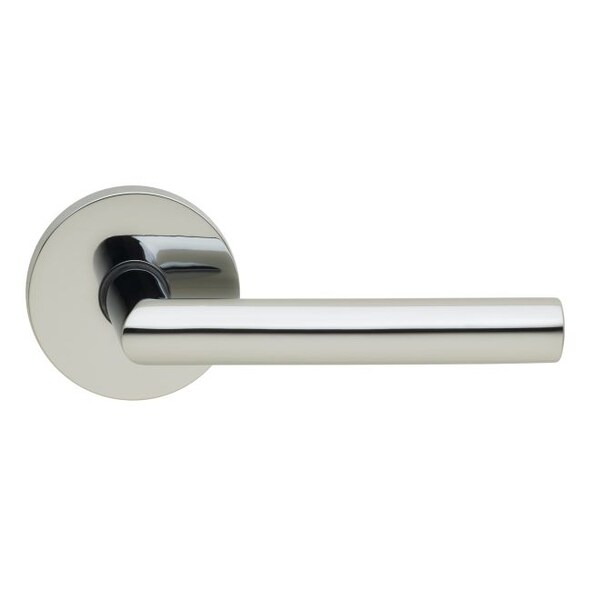 Lever Modern Rose Pass Lever 2-3/8" BS T Strike Bright Chrome 912