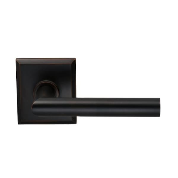 Lever Rectangular Rose Pass Lever 2-3/4" BS T Strike Tuscan Bronze 912