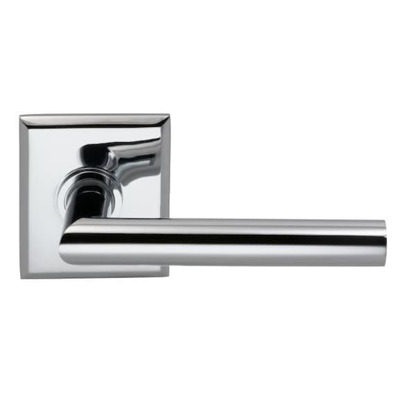 Lever Rectangular Rose Priv Lever 2-3/8" BS T Strike Bright Chrome 912