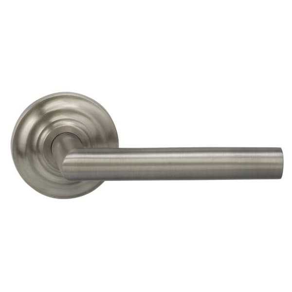 Lever Traditional Rose Pass Lever 2-3/4" BS T Strike Satin Nickel 912