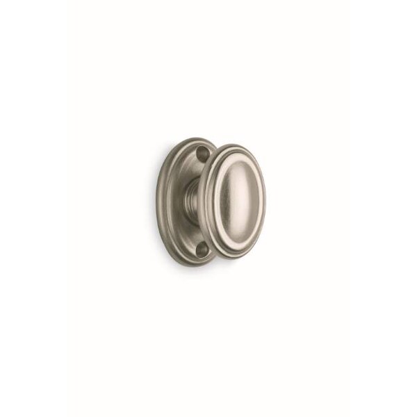 Oval Turn and Rose for Privacy Bolt Satin Nickel