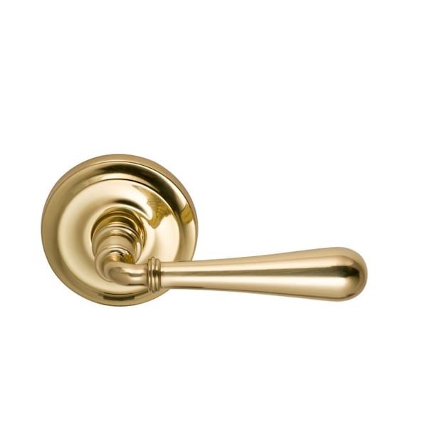 LVR 2-5/8" Rose Pass 2-3/8" BS Full Lip 1-3/8" Doors Bright Brass 918
