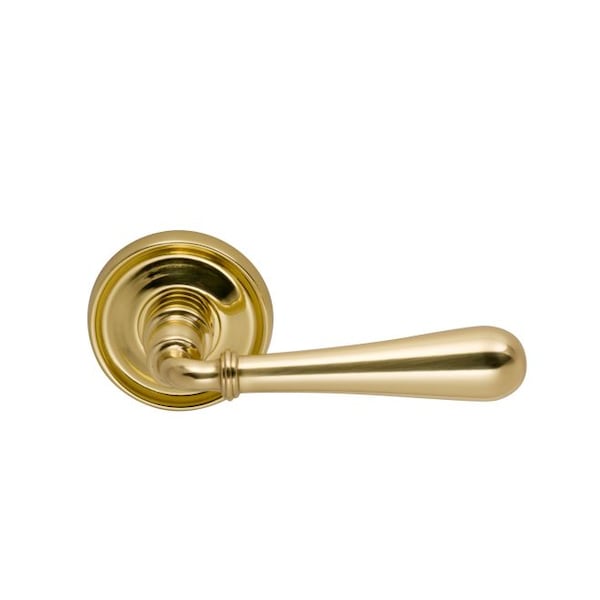 LVR 2-3/16" Rose Pass 238BS Full Lip 1-3/8" Doors Bright Brass 918