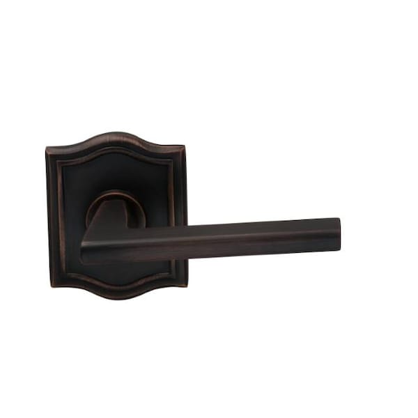 Arched Rose Pass Lever 2-3/4" BS Full Lip Strike Tuscan Bronze 925