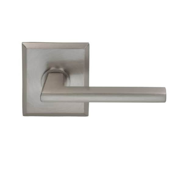 Single Dummy Left Hand Lever Satin Nickel 925 with Rectangular Rose