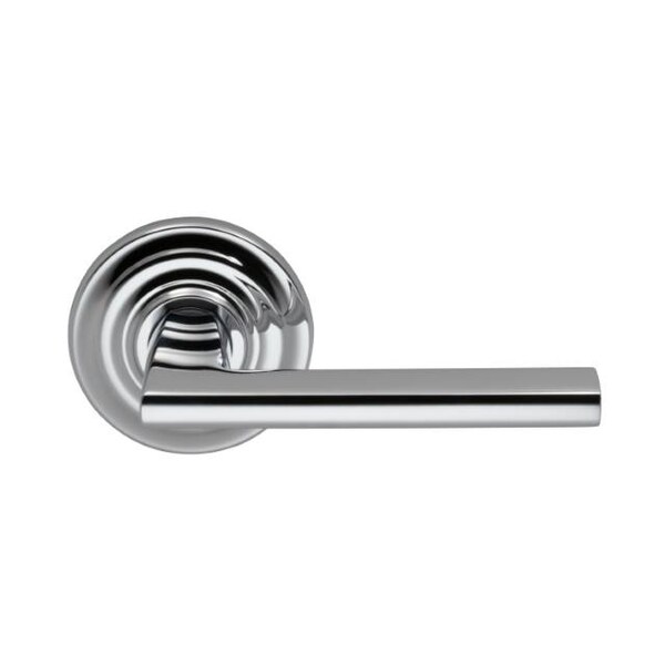 Traditional Rose Pass Lever 2-3/4" BS T Strike Bright Chrome 925