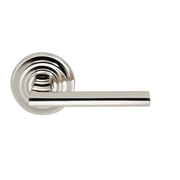 Traditional Rose Priv Lever 2-3/4" BS T Strike Bright Nickel 925