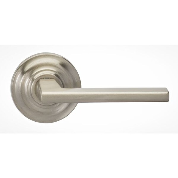 Traditional Rose Pass Lever 2-3/4" BS T Strike Satin Nickel 925
