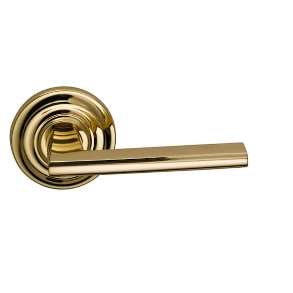 Traditional Rose Priv Lever 2-3/4" BS T Strike Bright Brass 925
