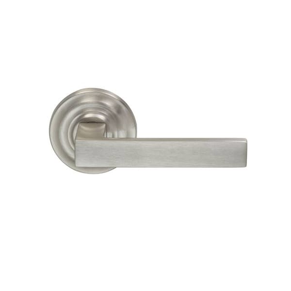 Single Dummy Left Hand Lever Satin Nickel 930 with Traditional Rose