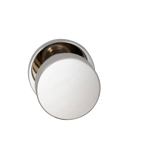 Modern Rose Pass Knob 2-3/4" BS Full Lip Strike Bright Nickel 935