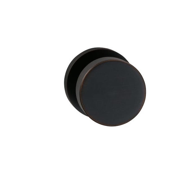 Single Dummy Knob Tuscan Bronze 935 with Modern Rose