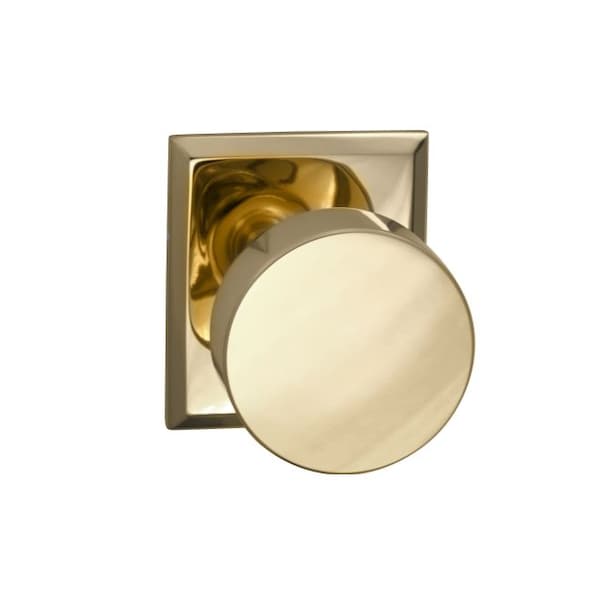 Single Dummy Knob Bright Brass 935 with Rectangular Rose