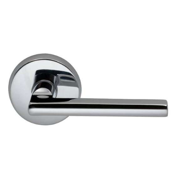 Lever Privacy 2-3/4" Backset, T Strike, 1-3/4" Doors Bright Chrome 943