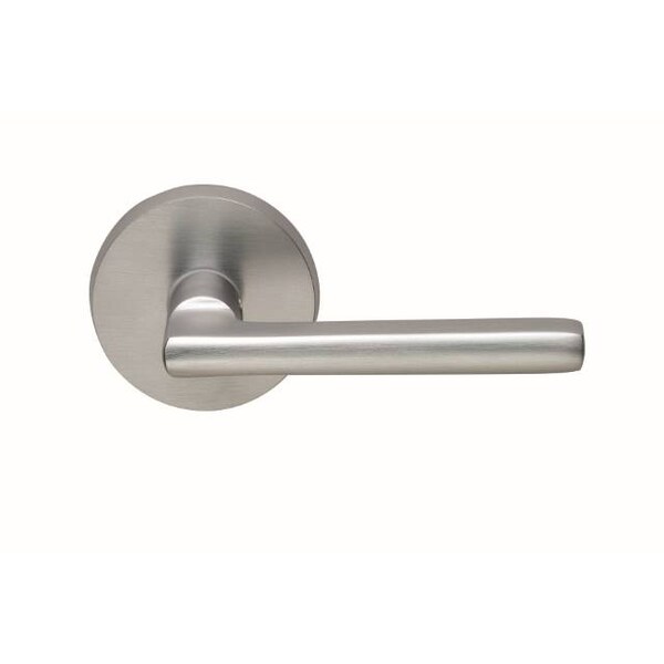 Lever Passage 2-3/8" Backset, T Strike, 1-3/8" Doors Satin Chrome 943