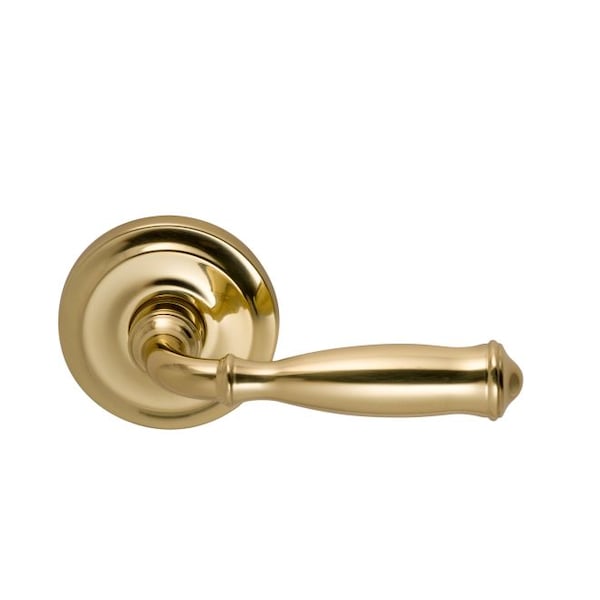 LVR 2-5/8" Rose Priv 2-3/4" BS Full Lip 1-3/4" Doors Bright Brass 944