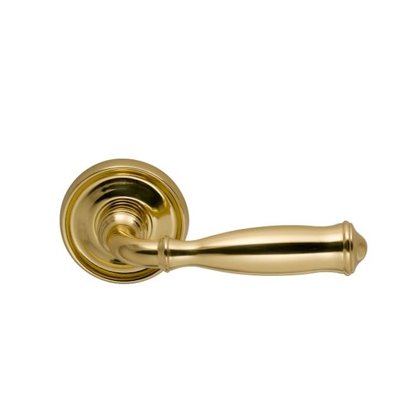 LVR 2-3/16" Rose Pass 234BS Full Lip 1-3/8" Doors Bright Brass 944