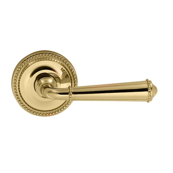 LVR 2-5/8" Rose Priv 2-3/8" BS Full Lip 1-3/8" Doors Bright Brass 946
