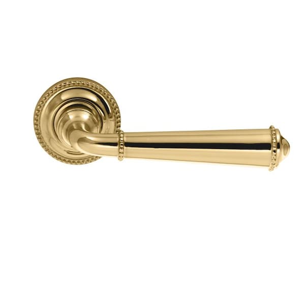 LVR 1-3/4" Rose Pass 2-3/8" BS Full Lip 1-3/4" Doors Bright Brass 946