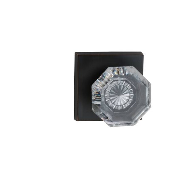 Rose Single Dummy Knob Tuscan Bronze 955 with Square