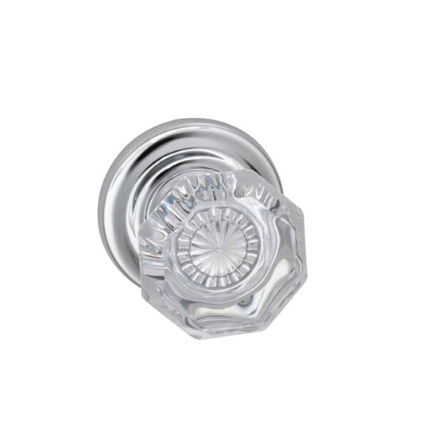 Traditional Rose Priv Knob, 2-3/4", BS Ful