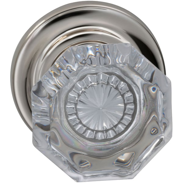 Traditional Rose Priv Knob 2-3/4" BS T Strike ULQ Bright Brass 955