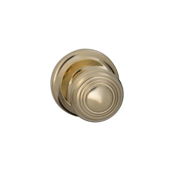 Knob 2-5/8" Rose Priv 238BS Full Lip 134DT ULQ Bright Brass 970
