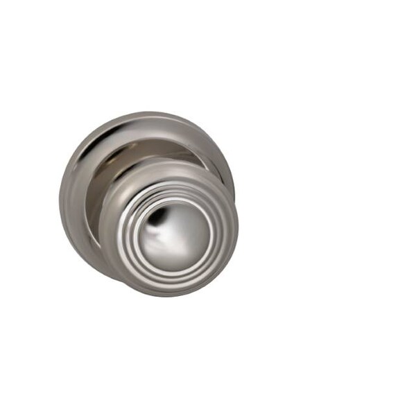 Knob 2-5/8" Rose Priv 2-3/8" BS Full Lip 1-3/8" Doors BR NKL 970
