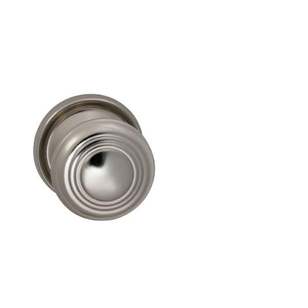 Knob 2-3/16" Rose Pass 2-3/8" BS Full Lip 1-3/4" Doors BR NKL 970