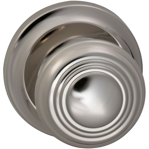 Knob with 2-5/8" Rose Single Dummy Bright Brass 970