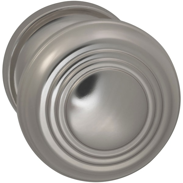 Knob with 1-3/4" Rose Single Dummy Bright Brass 970