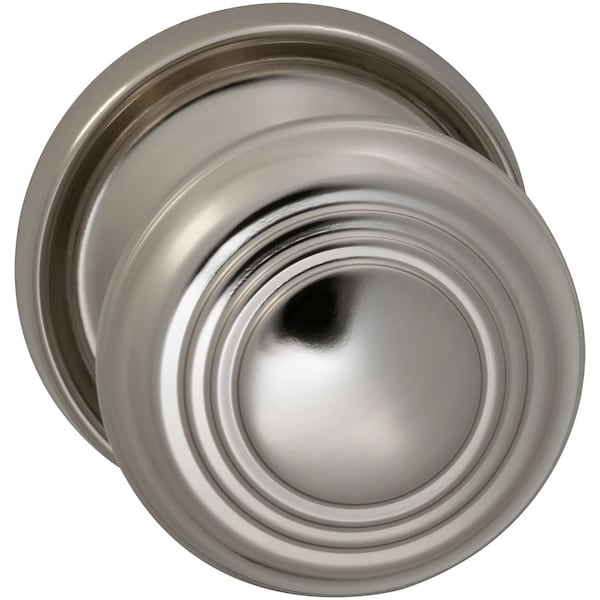 Knob with 2-3/16" Rose Single Dummy Bright Brass 970