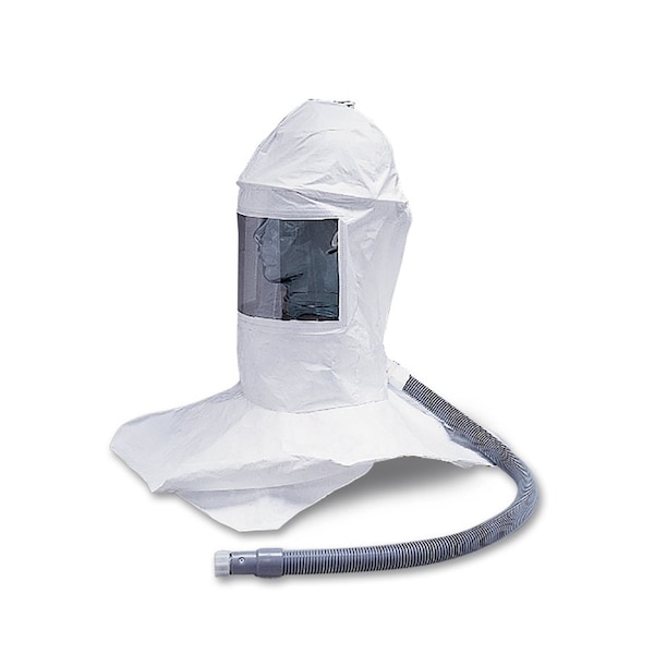Deluxe Double Bib Hard Hat Hood w/Ratchet Suspension and Personal Air Cooler