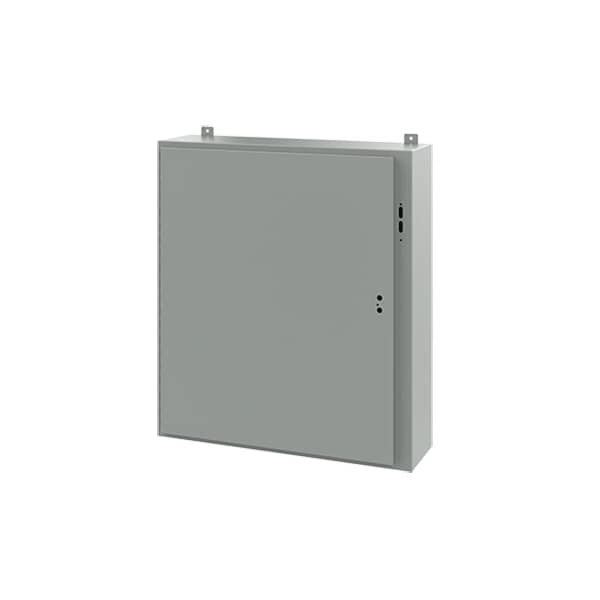 Electrical Enclosures, 42 in H, 10 in D, 37.38 in W, NEMA 12, Steel