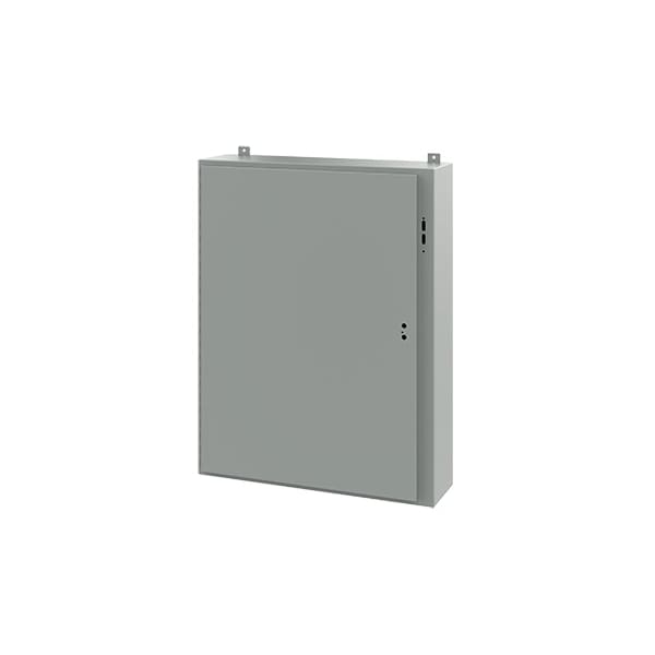 Electrical Enclosures, 48 in H, 10 in D, 37.38 in W, NEMA 12, Mild Steel
