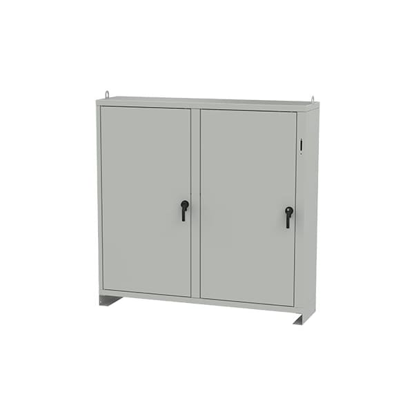 3 Point Latch with Padlock Handle Electrical Enclosures, 72 in H, 18 in D, 73 in W, 1, Steel