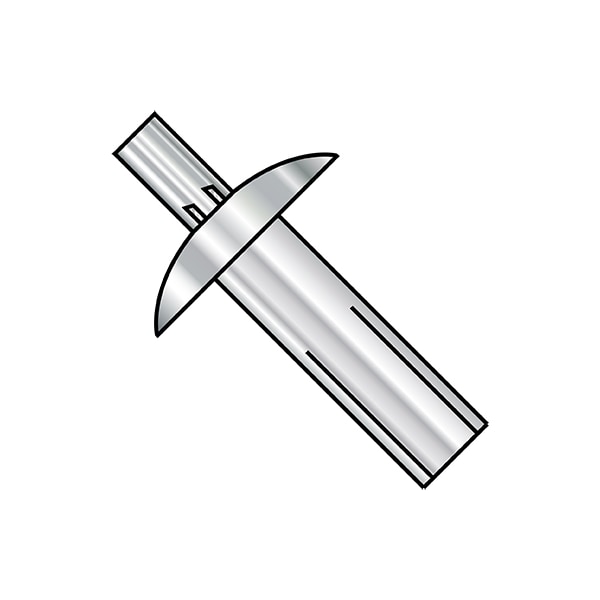 Nail Drive Anchor, 1/8" Dia., 1/4" L, Aluminum 1000 PK