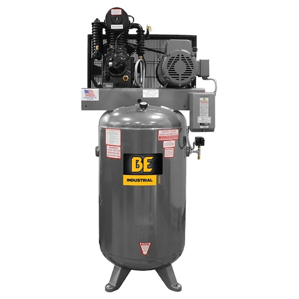 Industrial Air Compressor, 80 gal., 1-